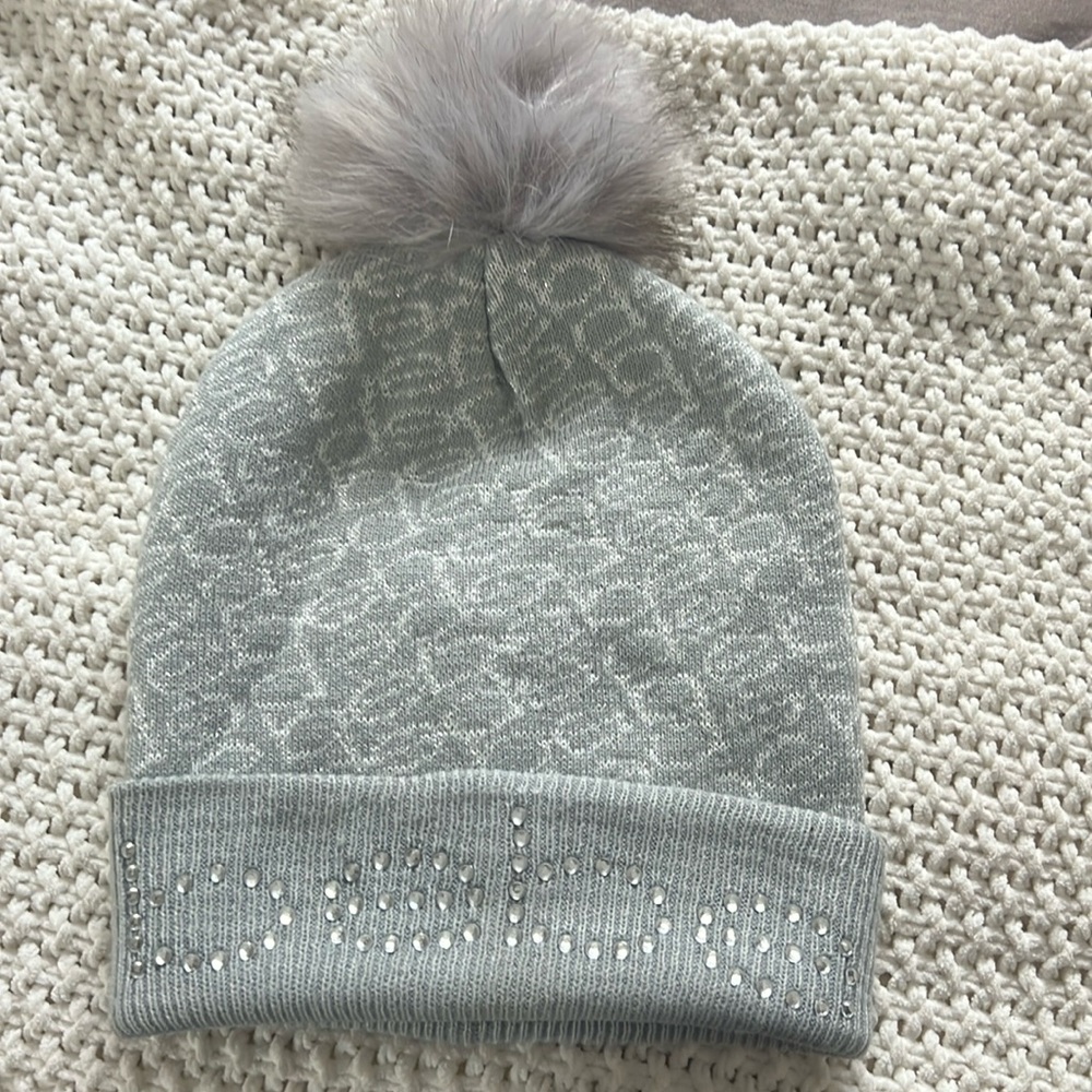 BEBE print beanie
